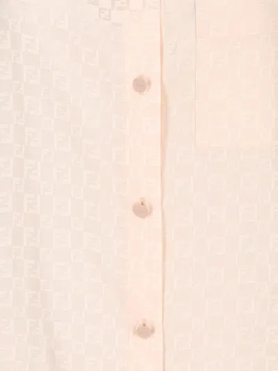 Fendi Ff Pattern Silk Shirt