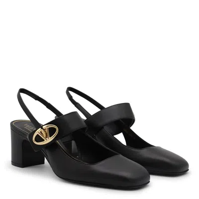 Valentino Vlogo Signature 60 Leather Slingback Pump