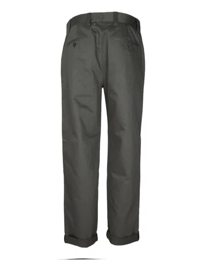 Golden Goose Cropped Straight Leg Trousers With Concealed Zip