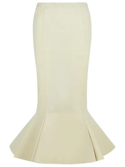 Marni Cotton Skirt With Elastic Waistband And Flared Hem