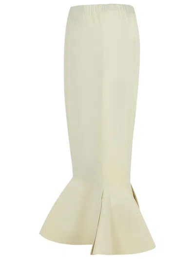 Marni Cotton Skirt With Elastic Waistband And Flared Hem
