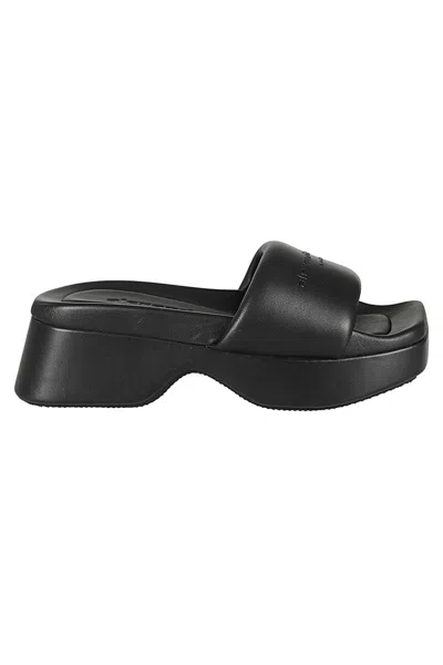 Alexander Wang Float Mules With Platform Sole And Squared Toe