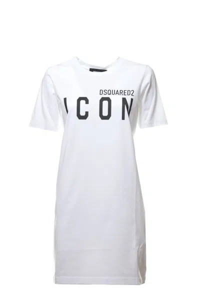 Dsquared2 Icon Renny Cotton Jersey Mini Dress