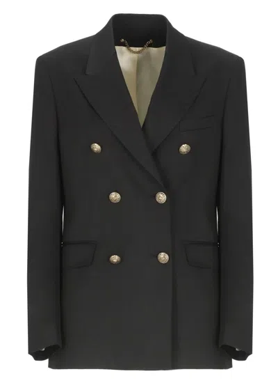 Golden Goose Double Breasted Blazer In Light Dry Wool Gabardine Clothing