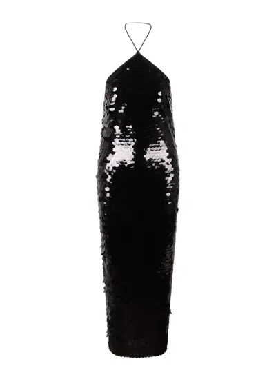 The New Arrivals By Ilkyaz Ozel Blanca In Noire Primitif Dress