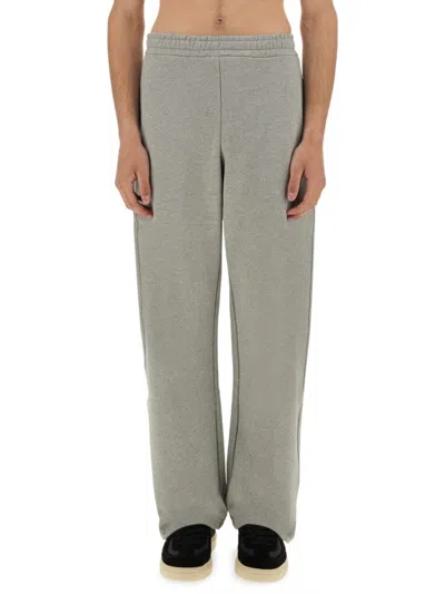 Marine Serre Relaxed-fit Grey Track Pants With Elastic Waistband