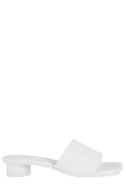 Mm6 Maison Margiela Mm6 By Maison Margiela Numeric Engraved Sandal With Cylindrical Heel