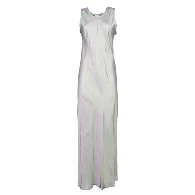 Aspesi Satin-effect Sleeveless Maxi Dress