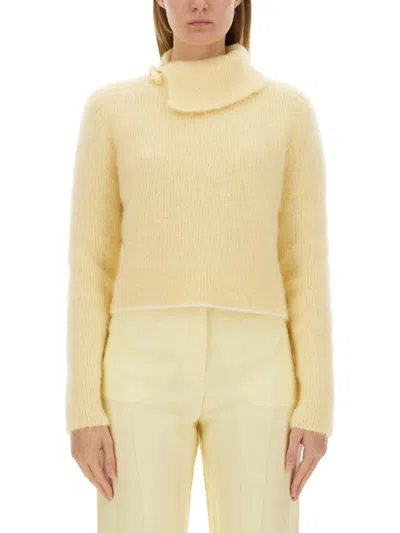 Jacquemus Le Pull Marina Mohair Blend Knit Sweater