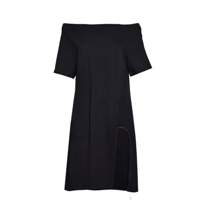 Courrèges Logo Embroidery Dress Dresses