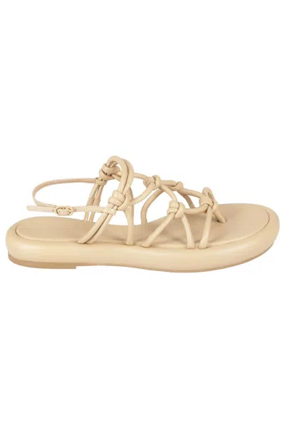 Studio Amelia Net Chunk Flat Sandals