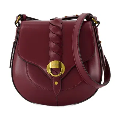 Isabel Marant Altay Small Gd Crossbody - Leather - Burgundy