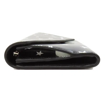 Pre-owned Balenciaga Black Leather Long Wallet (bi-fold) ()