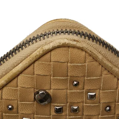 Pre-owned Bottega Veneta Beige Leather Long Wallet (bi-fold) ()