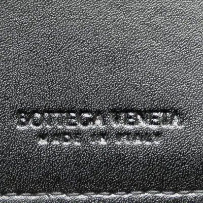 Pre-owned Bottega Veneta Black Leather Coin Purse/coin Case ()