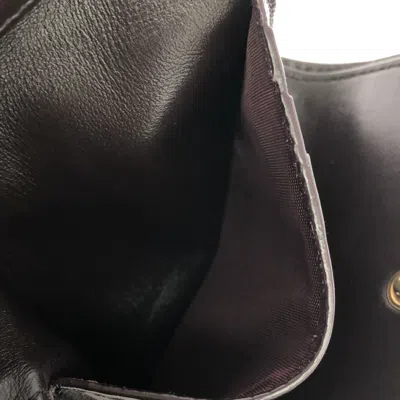 Pre-owned Bottega Veneta Bordeaux Coin Purse/coin Case ()