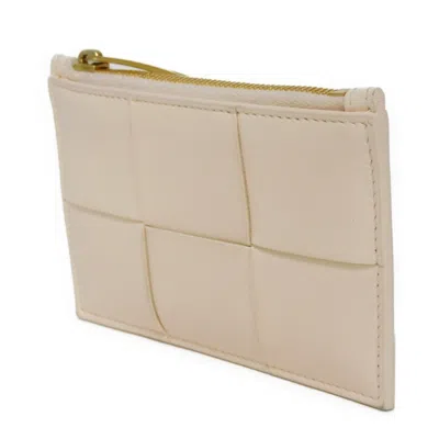 Pre-owned Bottega Veneta Pink Leather Coin Purse/coin Case ()