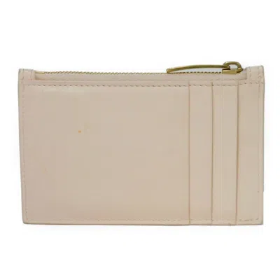 Pre-owned Bottega Veneta Pink Leather Coin Purse/coin Case ()