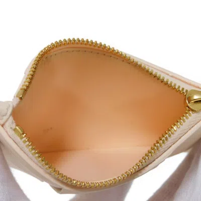 Pre-owned Bottega Veneta Pink Leather Coin Purse/coin Case ()