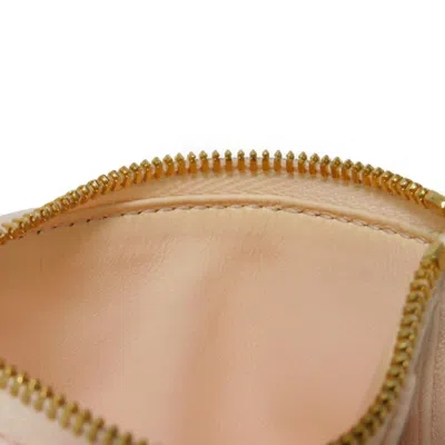 Pre-owned Bottega Veneta Pink Leather Coin Purse/coin Case ()