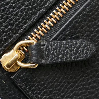 Pre-owned Burberry Black Leather Wallet (bi-fold) ()