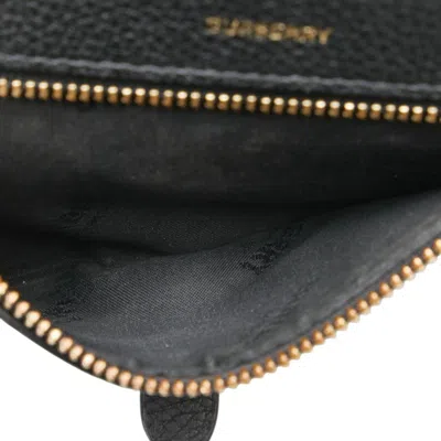 Pre-owned Burberry Black Leather Wallet (bi-fold) ()