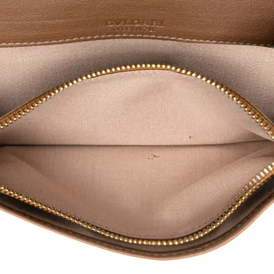 Pre-owned Bvlgari Brown Leather Wallet (bi-fold) ()