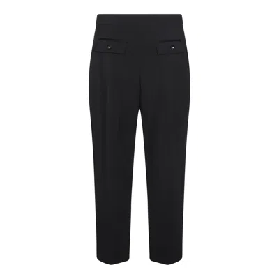 Elisabetta Franchi Flap Pockets High Waist Pleated Trousers