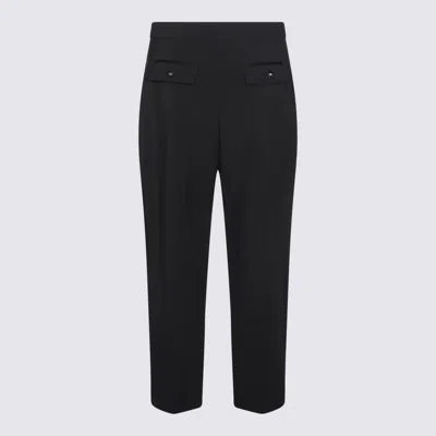 Elisabetta Franchi Flap Pockets High Waist Pleated Trousers