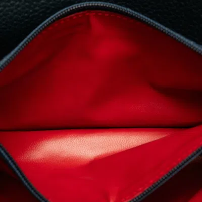 Pre-owned Celine Black Leather Long Wallet (bi-fold) ()