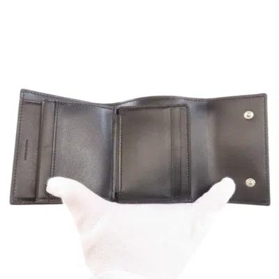 Pre-owned Celine Black Leather Wallet (bi-fold) ()
