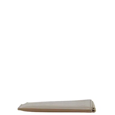 Pre-owned Celine Gray Leather Coin Purse/coin Case ()