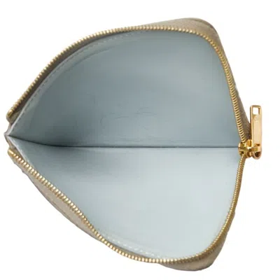 Pre-owned Celine Gray Leather Coin Purse/coin Case ()