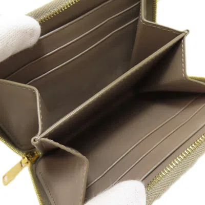 Pre-owned Celine Grayish Leather Coin Purse/coin Case ()