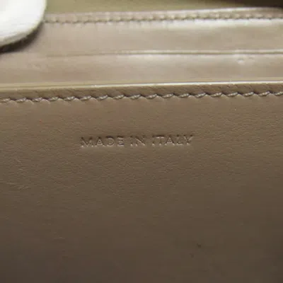 Pre-owned Celine Grayish Leather Coin Purse/coin Case ()