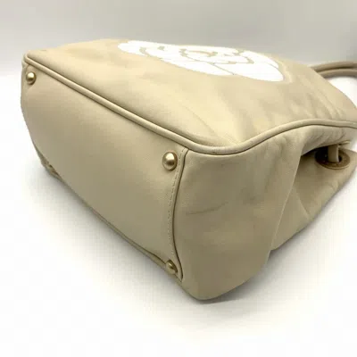 Pre-owned Chanel Beige Leather Shoulder Bag Tote Bag ()
