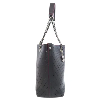 Pre-owned Chanel Black Leather Tote Bag ()
