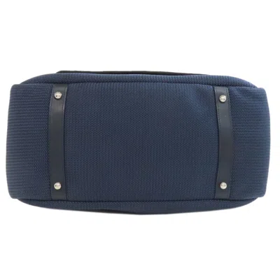 Pre-owned Chanel Black Navy Nylon Tote Bag ()