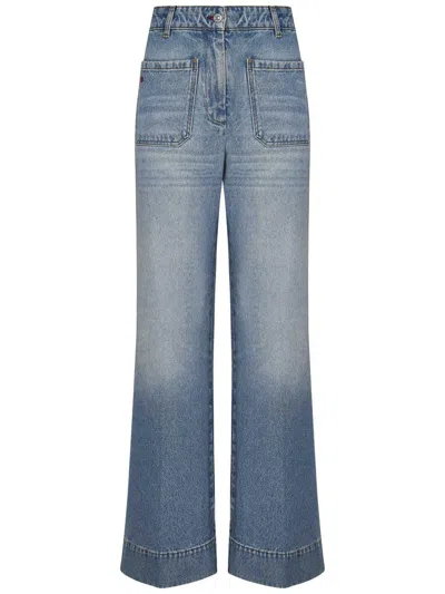 Shop Victoria Beckham Alina Jeans