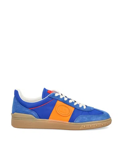 Valentino Multicolor Split Leather And Leather Upvillage Sneakers