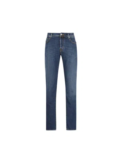 Jacob Cohen Belt Loop Denim Trousers