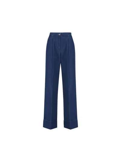 Valentino Jeans Wide Fit Con Ampio Risvolto
