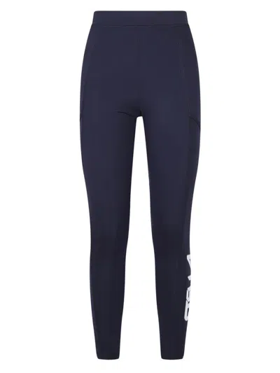 Stella Mccartney Technical Fabric Leggings In Blue