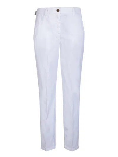 Jacob Cohen Logo-embroidered Cropped Trousers