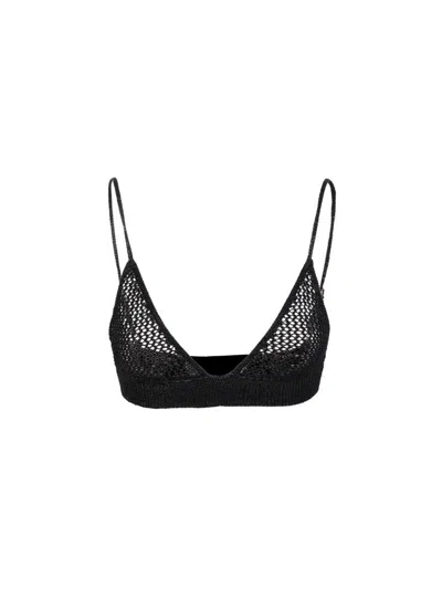 Dodo Bar Or Black Knitted Geddy Bra Top