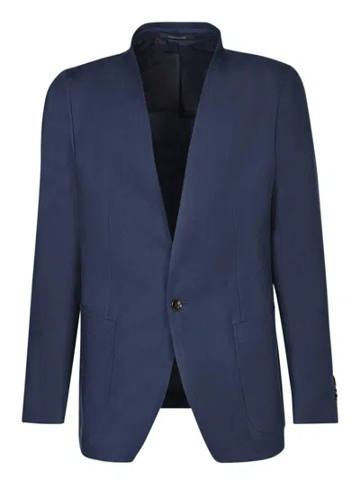 Tagliatore Single-breasted Linen Blazer