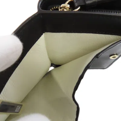 Pre-owned Chloé Black Leather Wallet (bi-fold) ()
