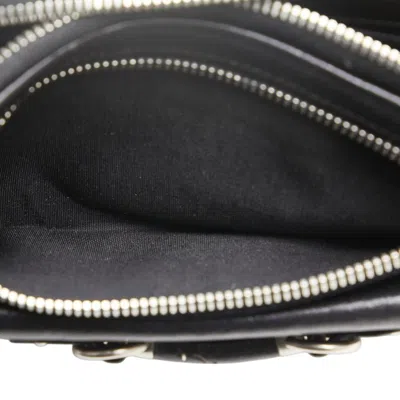 Pre-owned Dior Christian  Black Leather Long Wallet (bi-fold) ()