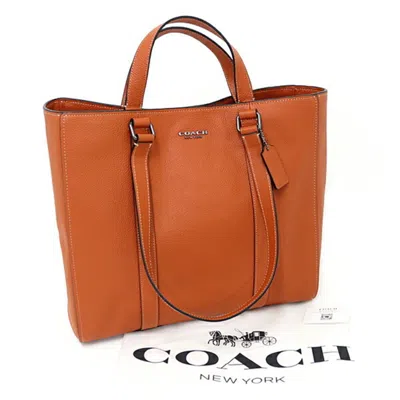 Pre-owned Coach Brown Leather Shoulder Bag Tote Bag ()