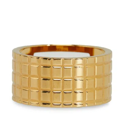 Pre-owned Fendi Gold Band Ring ()